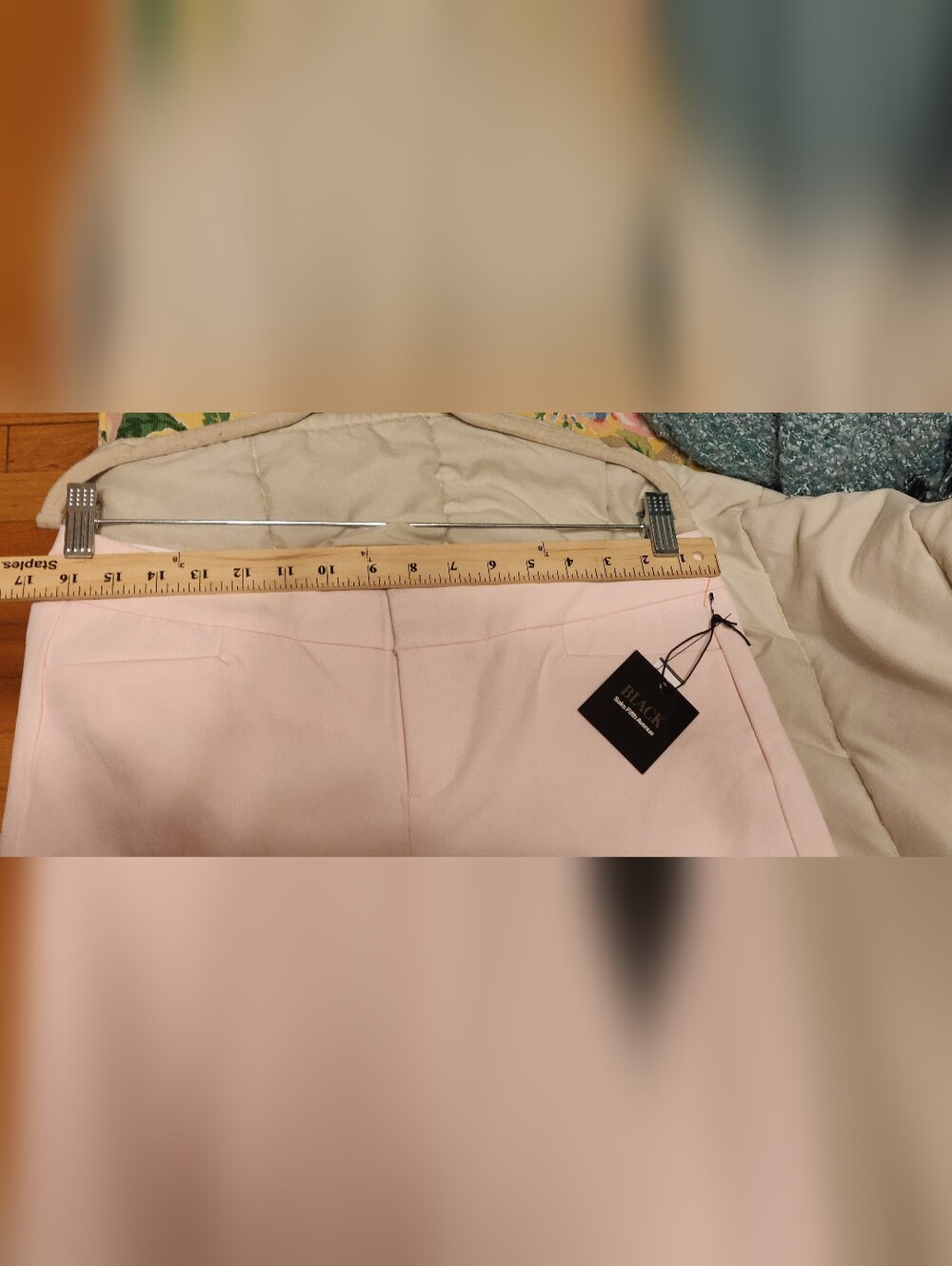 Saks Fifth Avenue Black Label Soft Light Pink Bermuda Shorts NWT - Picture 9 of 11